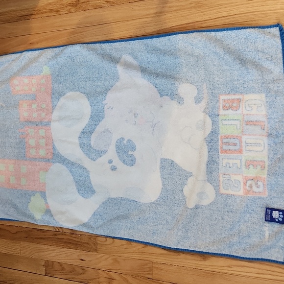 Blues Clues Beach Towel Vintage 2000 Periwinkle And Blue Vacation Resort Cruise - Picture 8 of 10